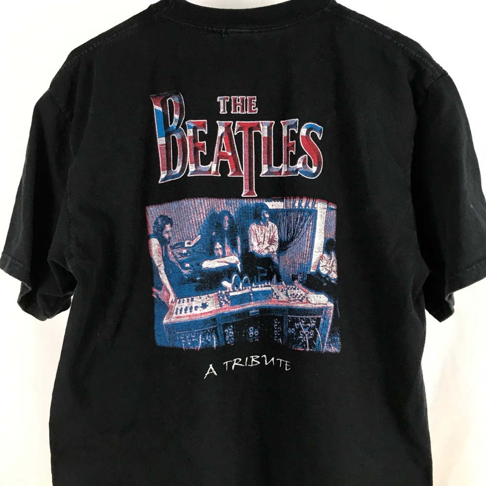 Unique/Rare  Embroidery Beatles T-Shirt - Picture 2 of 4